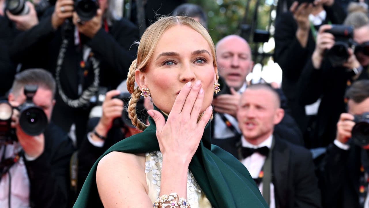Diane Kruger incanta Cannes 2026 con un look fiabesco da principessa medievale