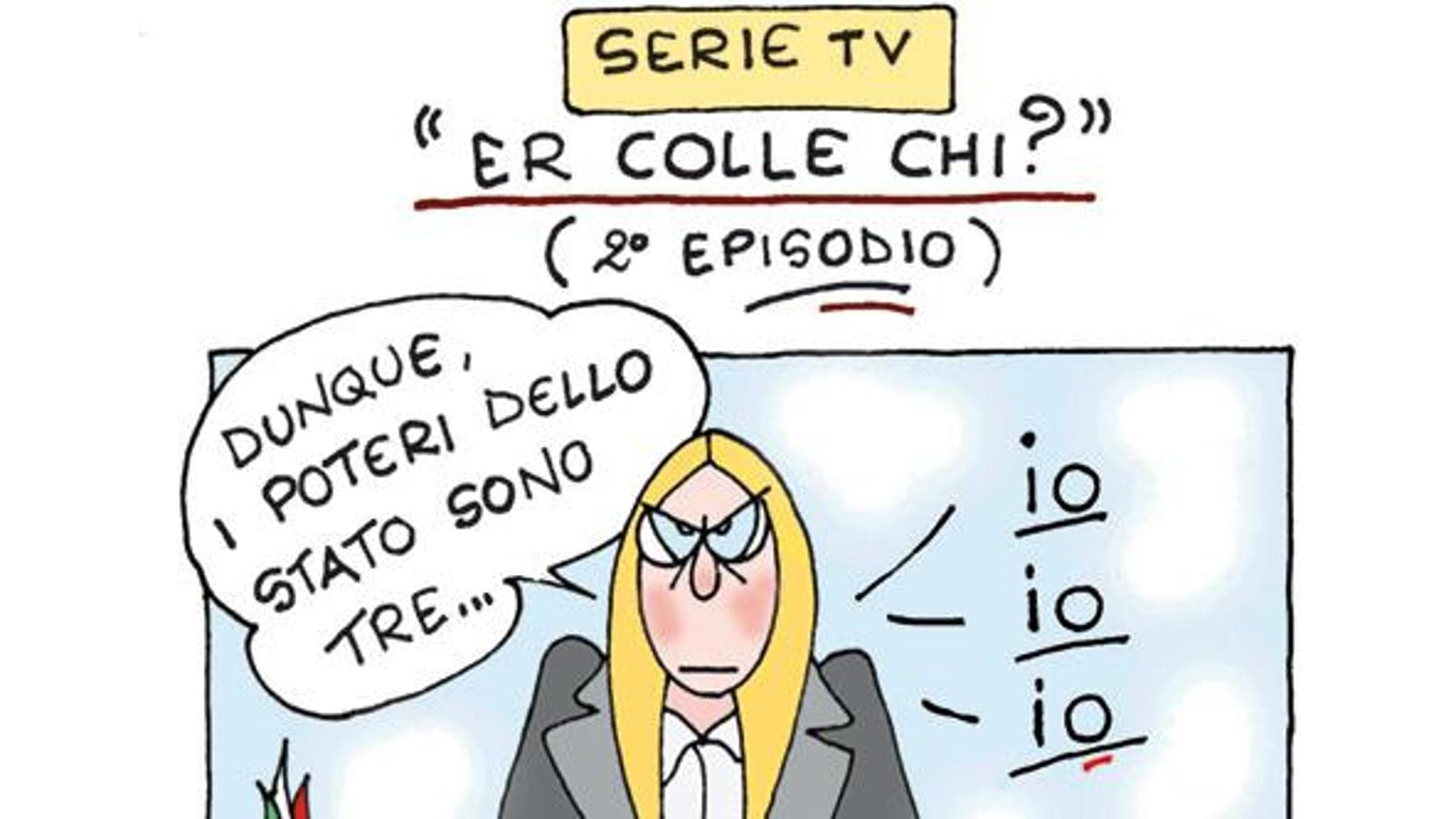 Ellekappa pubblica nuova vignetta satirica